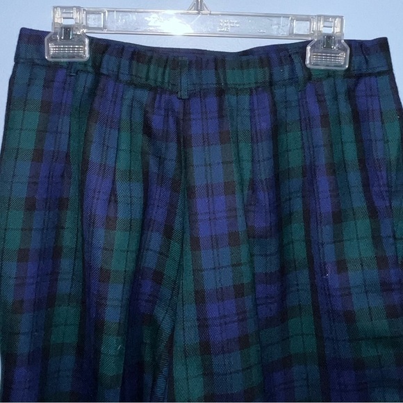 Pendleton- Blue and green plaid pants - Picture 4 of 8